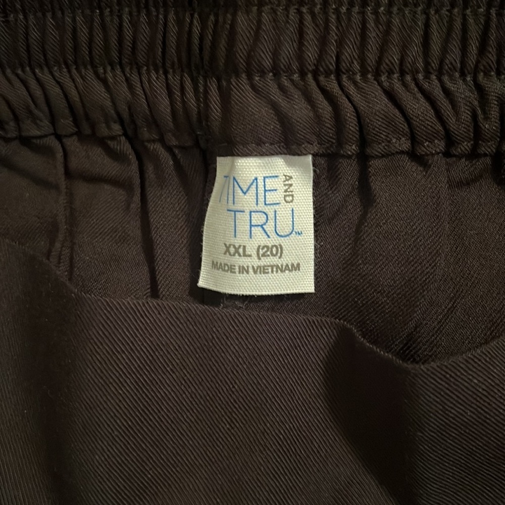 𝅺RELAXED Fit Pull On Black Pants - Picture 5 of 5